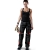 Kübler Arbeitshose Damen mit Cordura® Kniepolstertaschen 2124, Farbe:schwarz/rot;Größe:38 - 